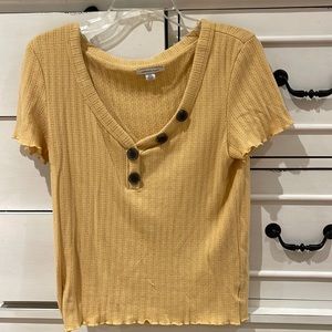 American Eagle Yellow Shirt